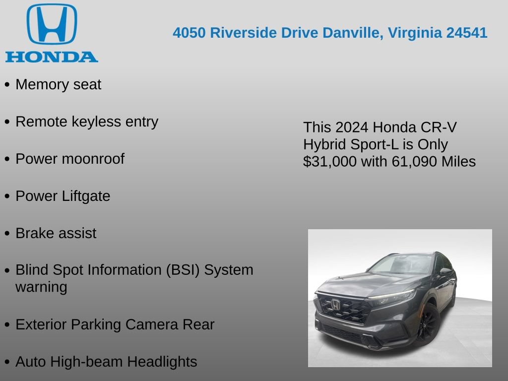 Used 2024 Honda CR-V Sport-L image 12