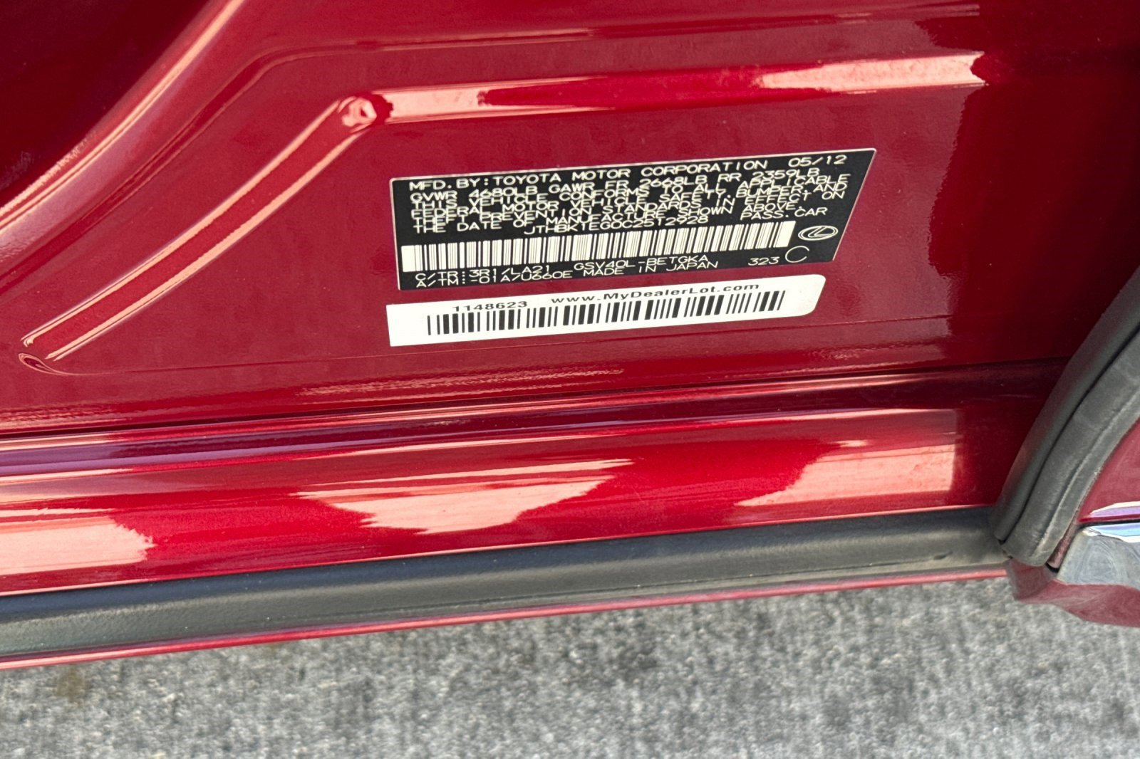 Used 2012 Lexus ES 350 FWD image 19