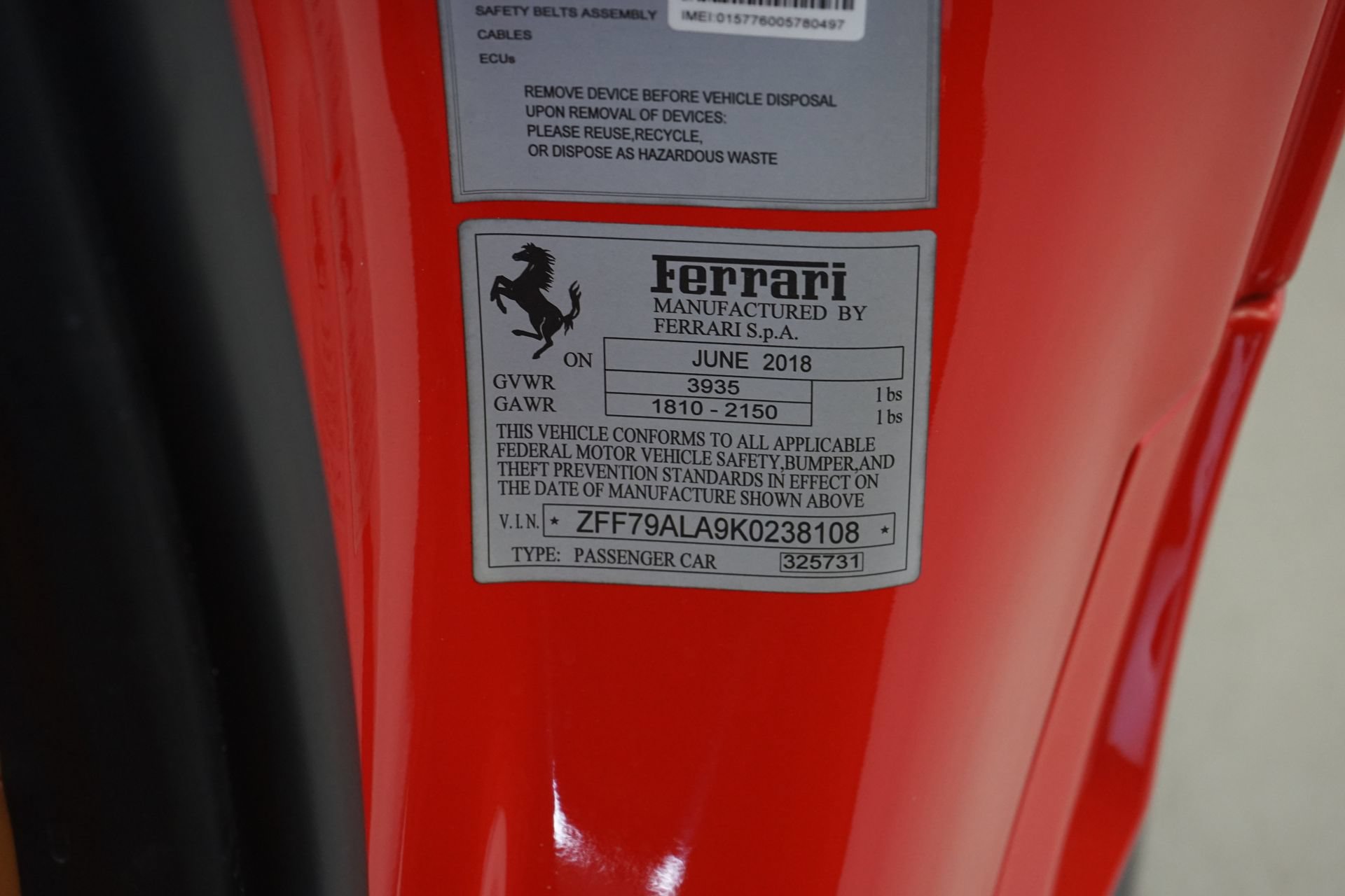 Used 2019 Ferrari 488 GTB RWD image 27