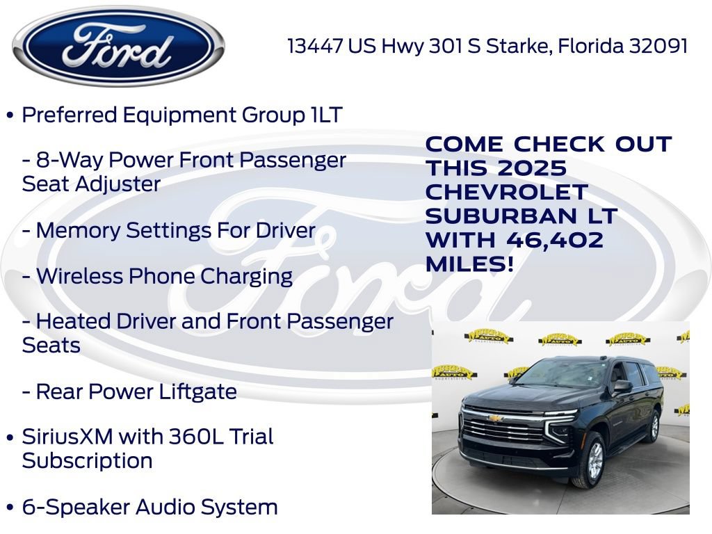 Used 2025 Chevrolet Suburban LT RWD image 22