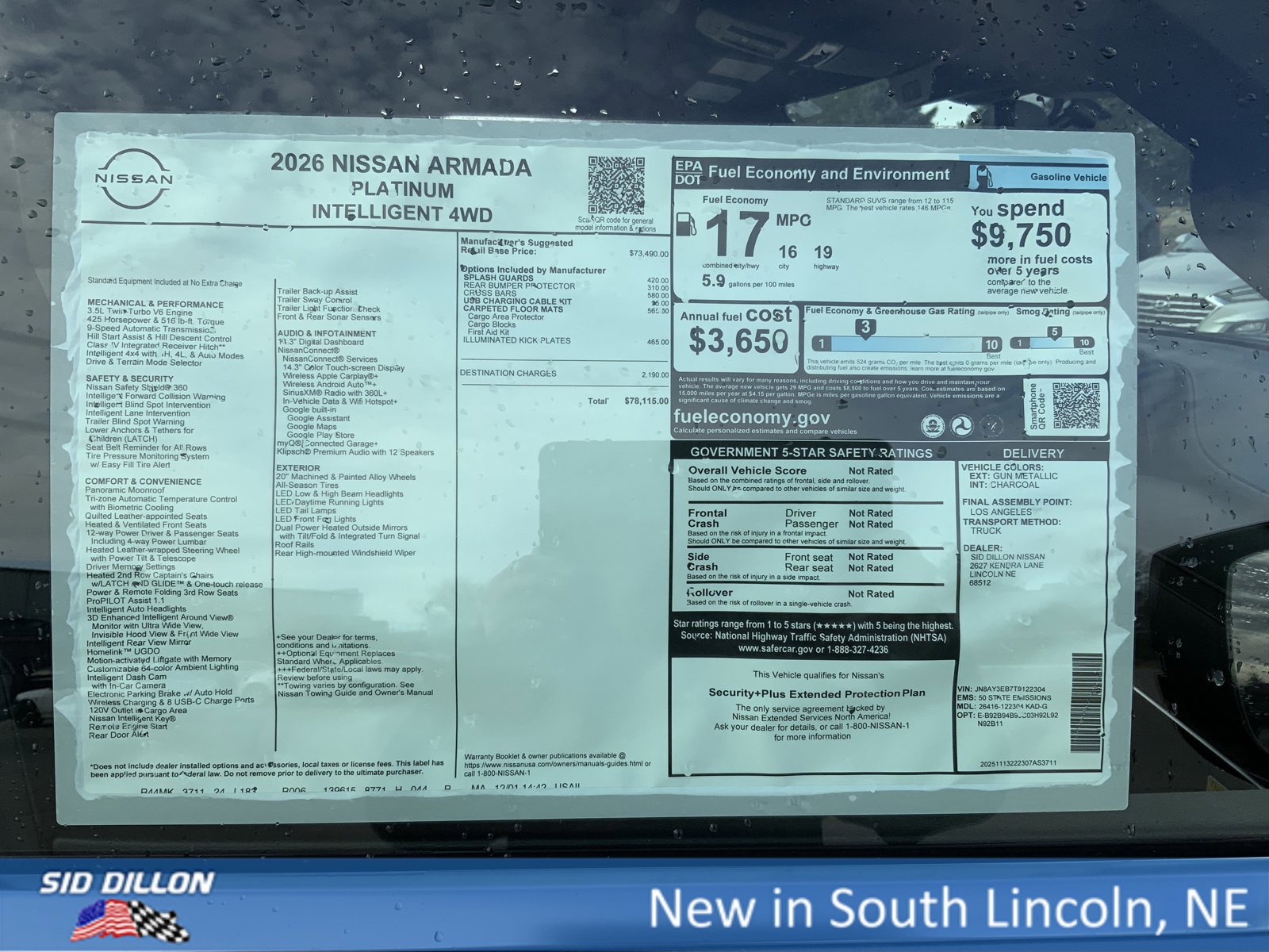 New 2026 Nissan Armada Platinum image 13