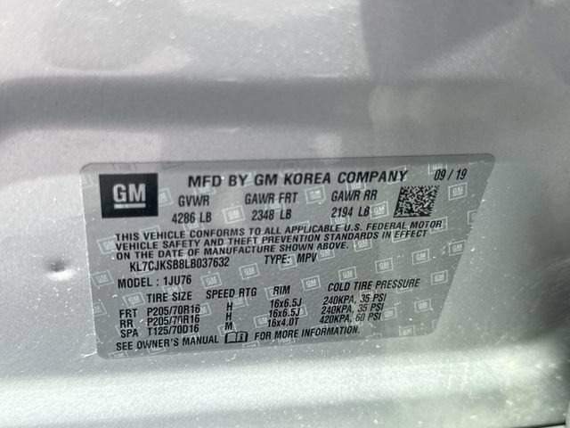 Certified 2020 Chevrolet Trax LS FWD image 30