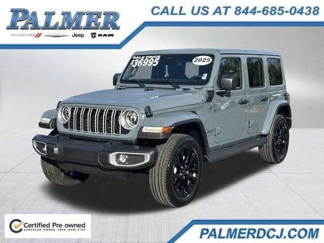 Certified 2025 Jeep Wrangler Unlimited Sahara image 1