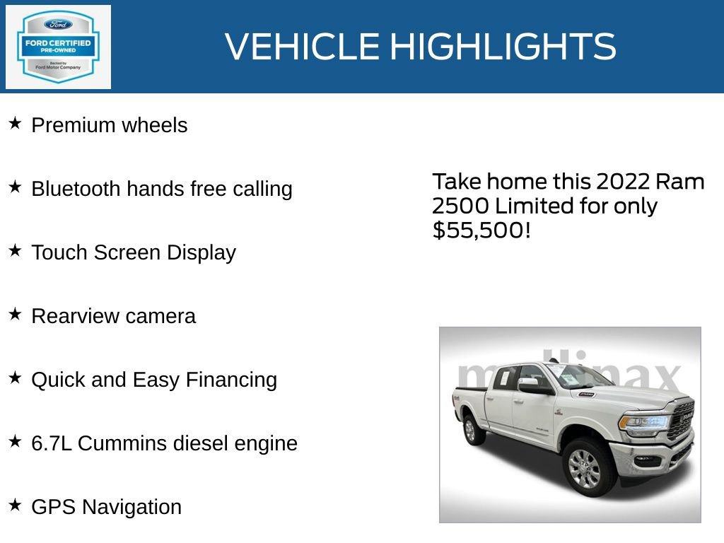 Used 2022 RAM 2500 Limited image 22