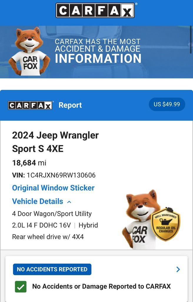 Used 2024 Jeep Wrangler Unlimited w/ Convenience Group AWD/4WD image 8