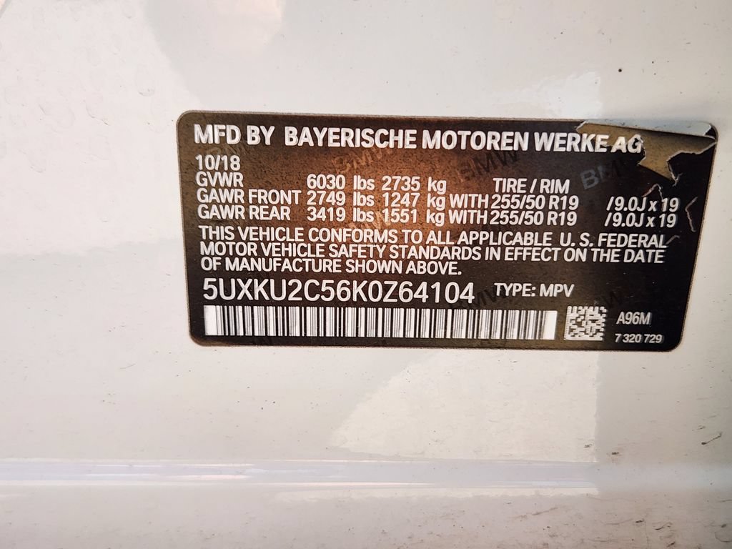 Used 2019 BMW X6 xDrive35i AWD/4WD image 23
