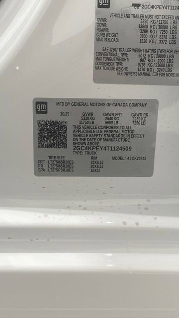 New 2026 Chevrolet Silverado 2500 LTZ w/ Trail Boss Package image 48