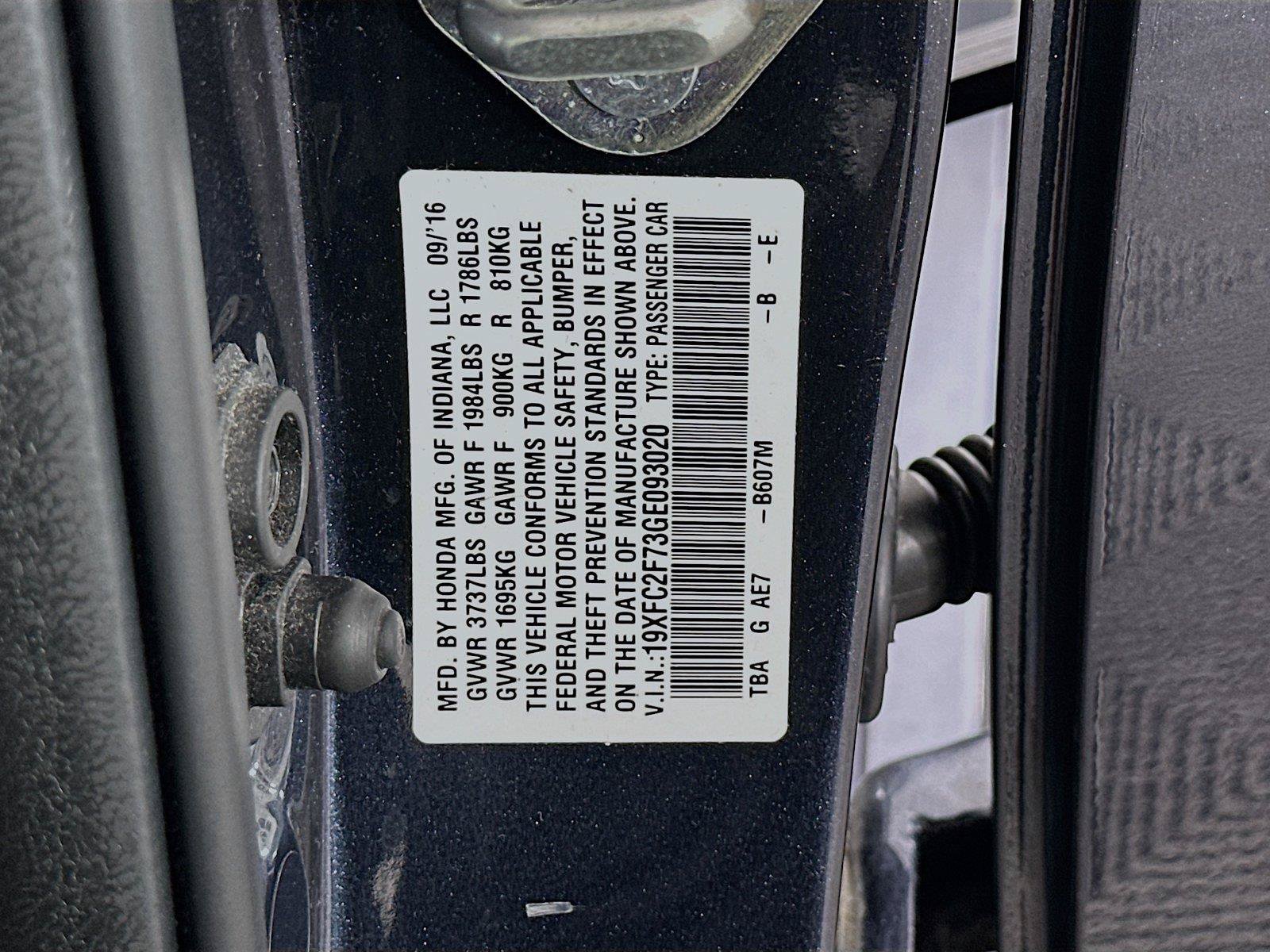 Used 2016 Honda Civic EX image 22