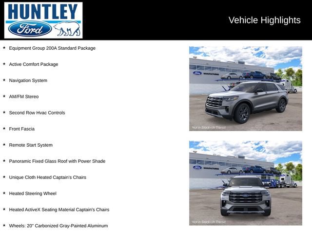 New 2026 Ford Explorer Active w/ Active Comfort Package AWD/4WD image 2