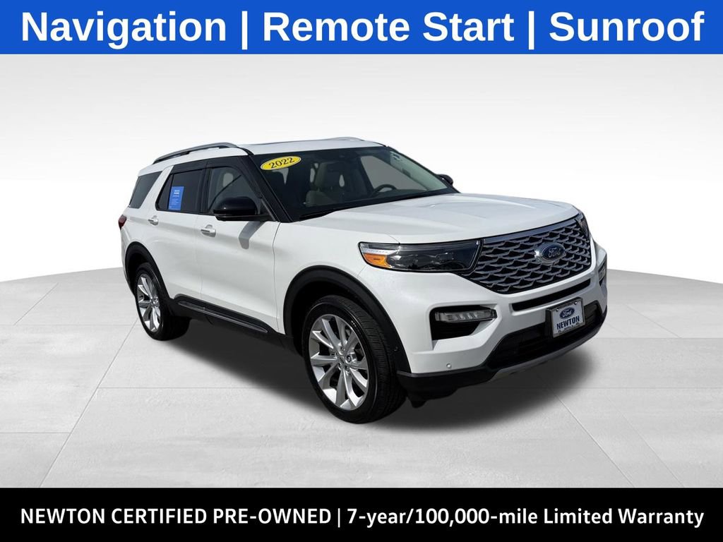 Used 2022 Ford Explorer Platinum w/ Equipment Group 601A