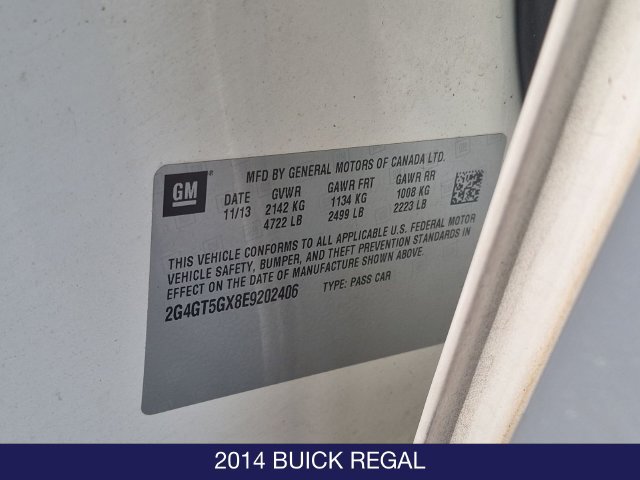 Used 2014 Buick Regal GS w/ Driver Confidence Package #2 FWD image 27