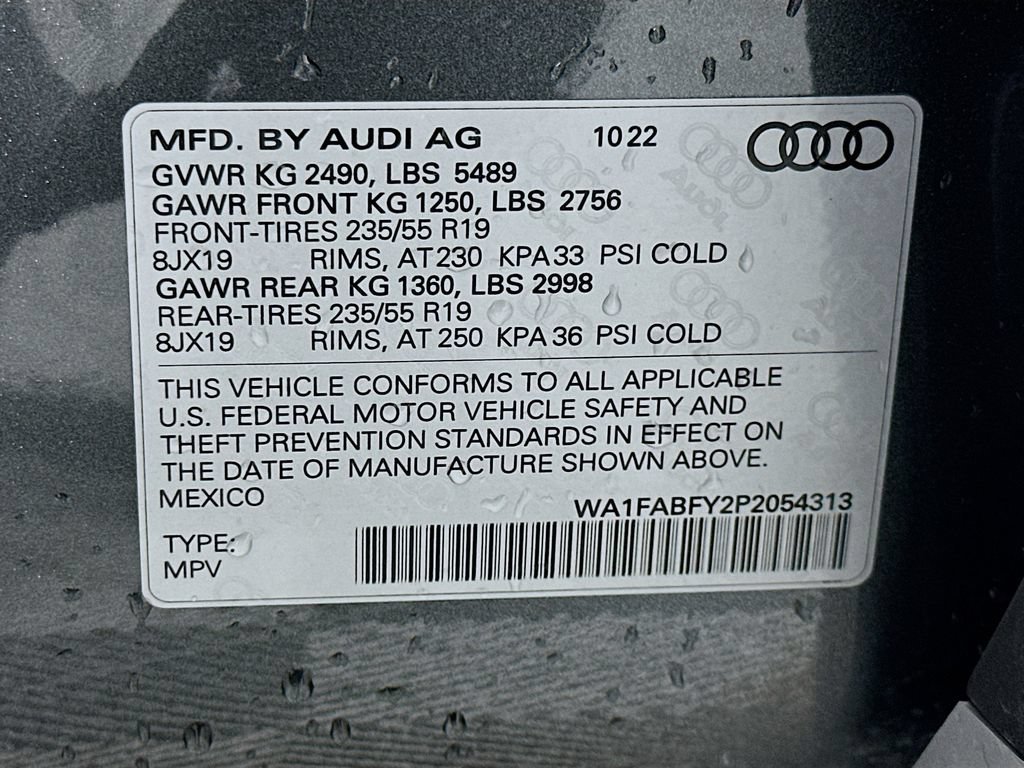 Used 2023 Audi Q5 2.0T Prestige w/ Prestige Package AWD/4WD image 33