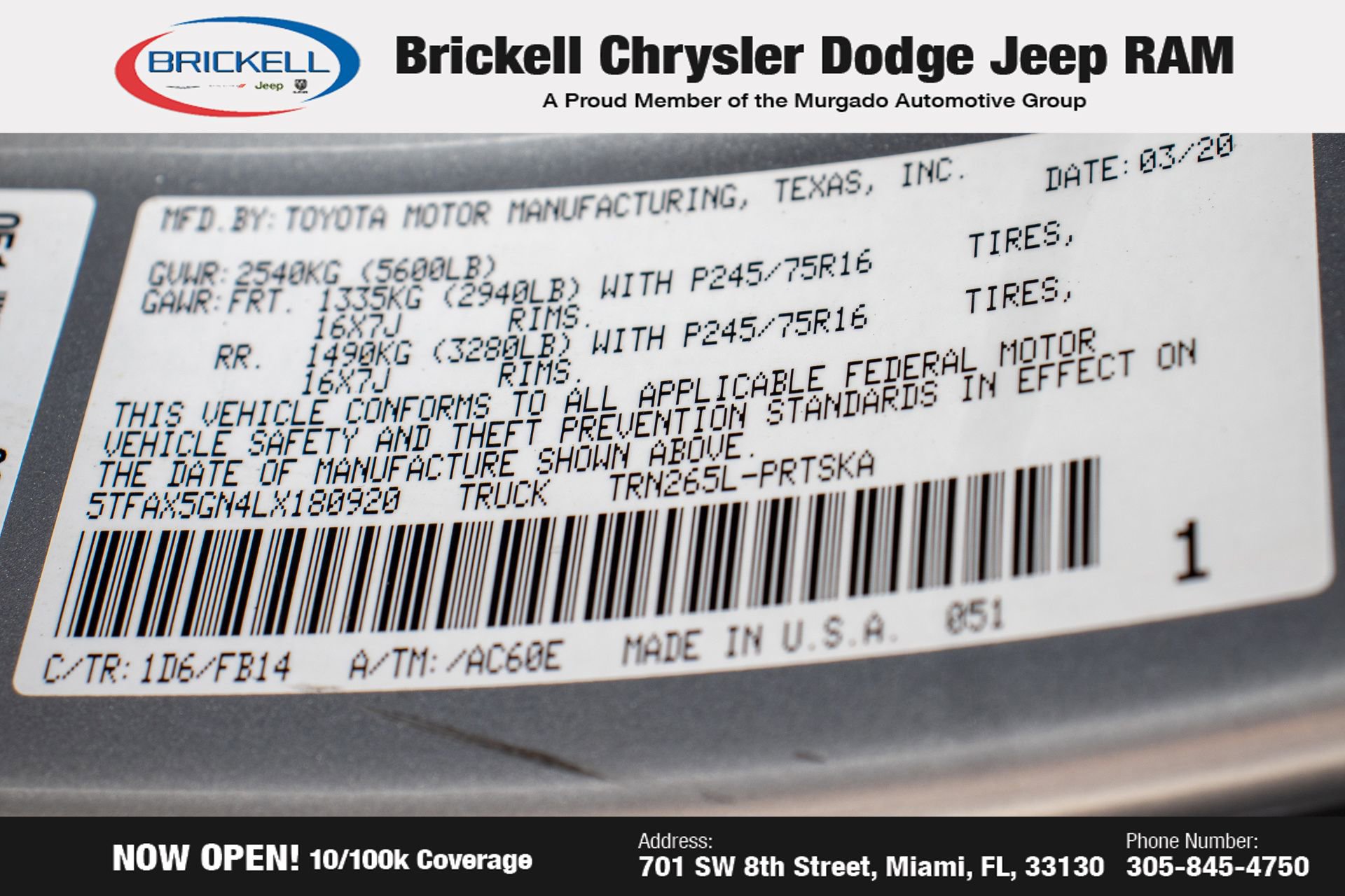 Used 2020 Toyota Tacoma SR w/ SR Convenience Package image 33