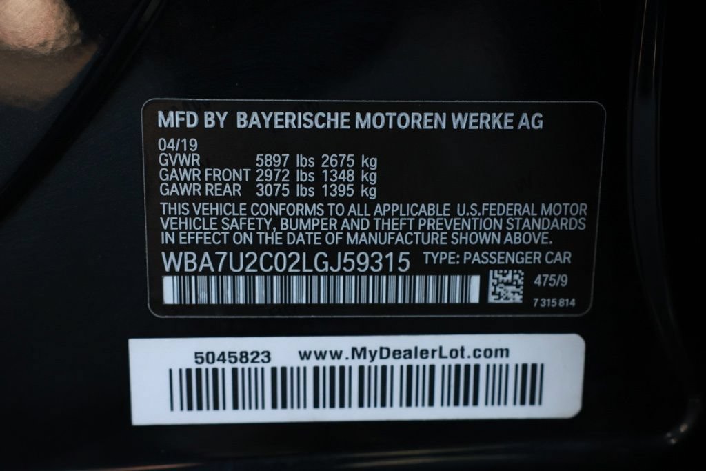 Used 2020 BMW 750i xDrive w/ Executive Package AWD/4WD image 27