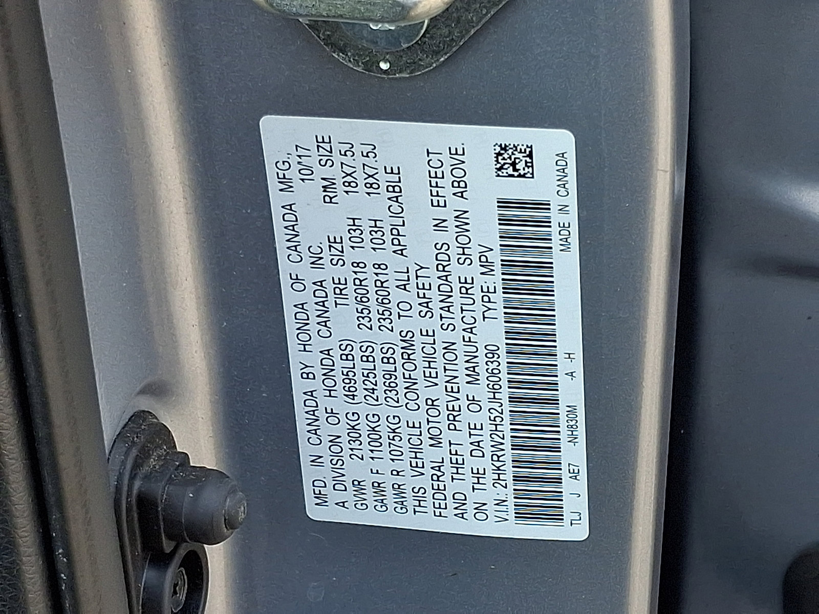 Certified 2018 Honda CR-V EX image 26