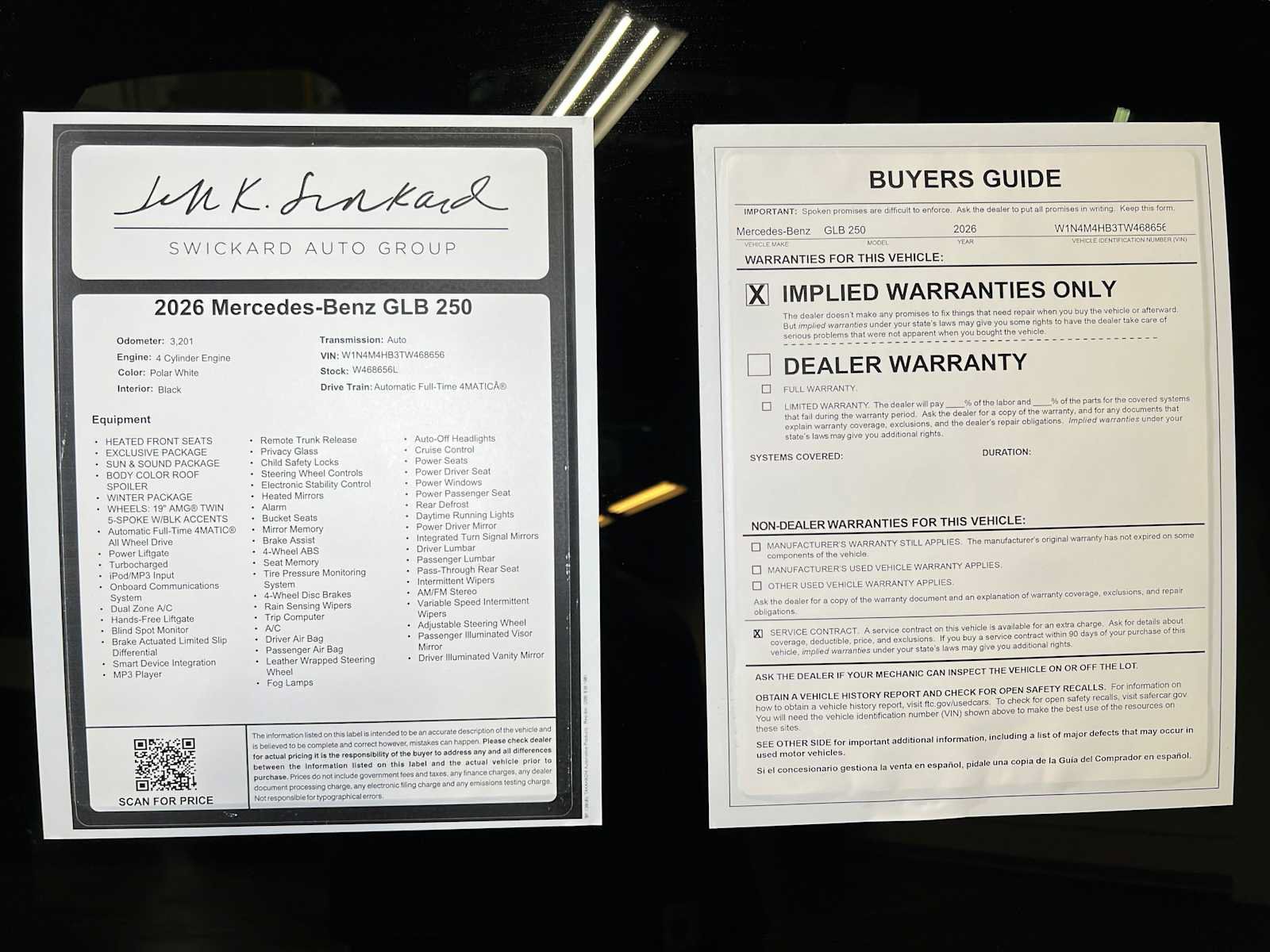 Used 2026 Mercedes-Benz GLB 250 4MATIC image 46