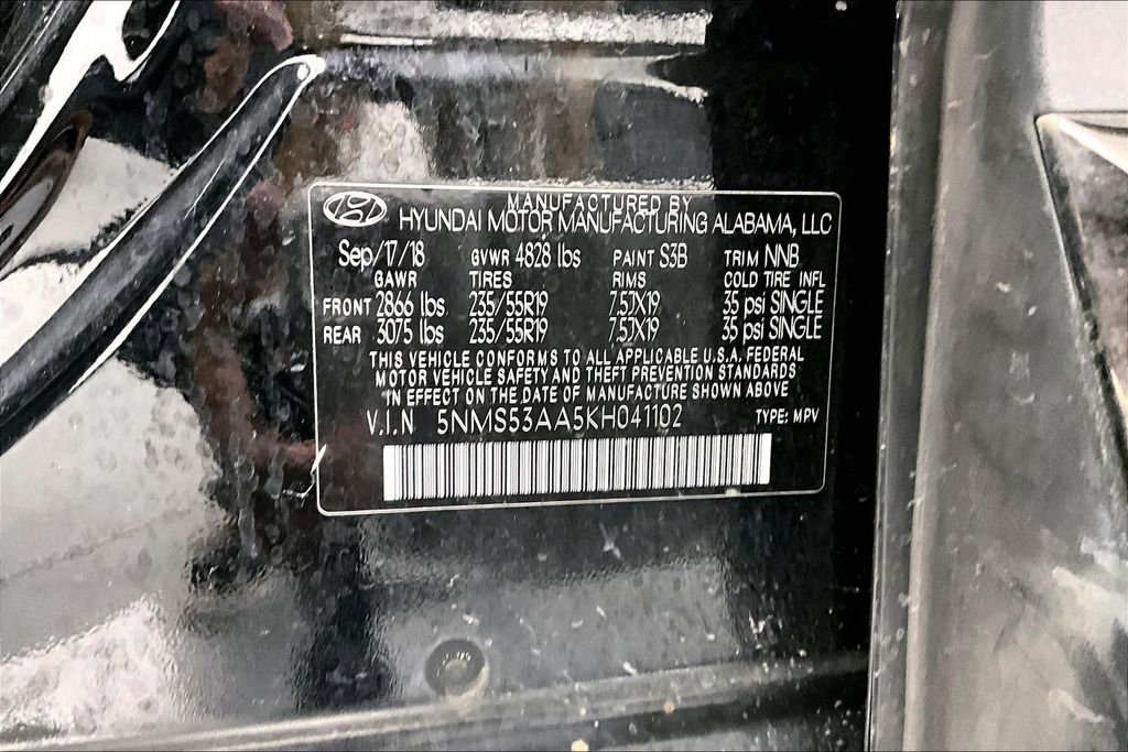 Used 2019 Hyundai Santa Fe Limited image 42