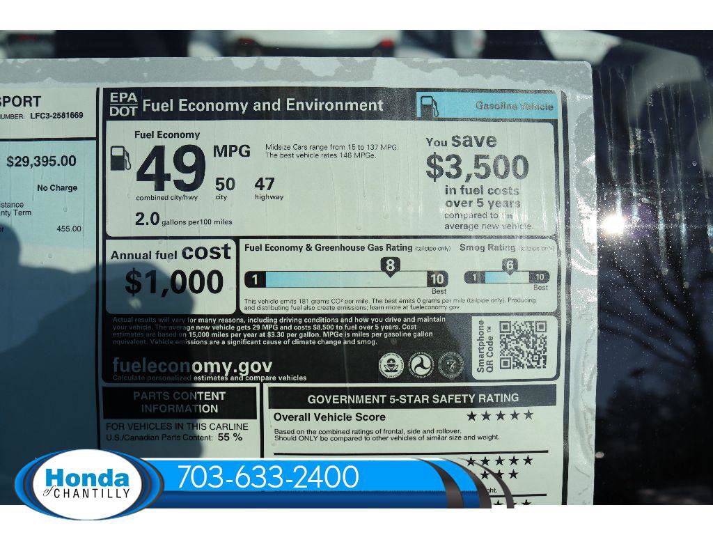 New 2026 Honda Civic Sport image 36