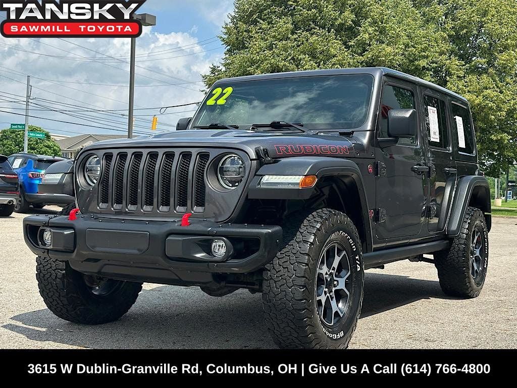 Used 2022 Jeep Wrangler Unlimited Rubicon w/ Dual Top Group AWD/4WD image 1