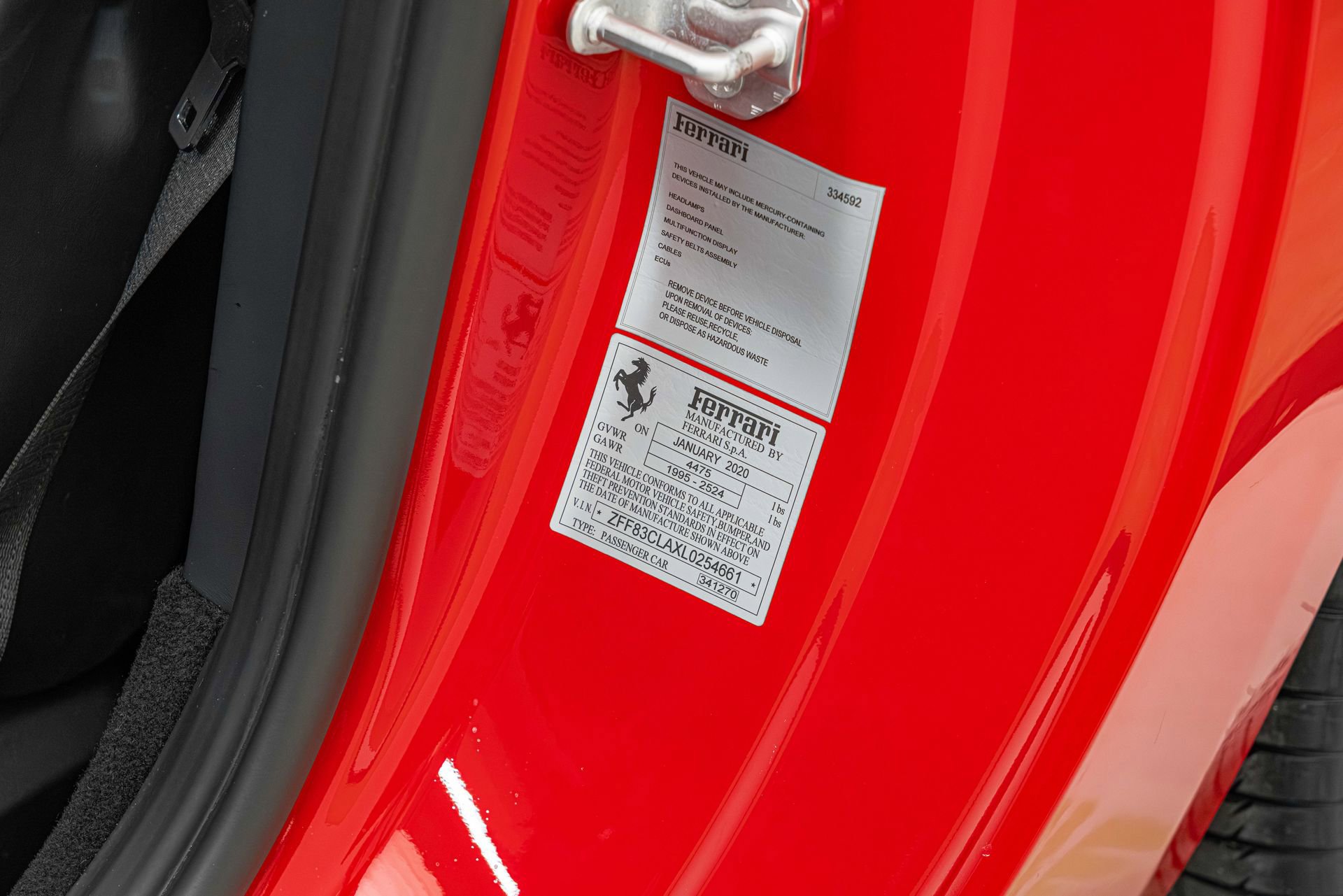 Certified 2020 Ferrari 812 Superfast RWD image 25