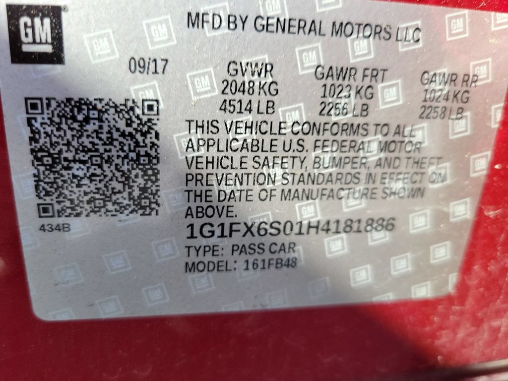 Certified 2017 Chevrolet Bolt Premier w/ Driver Confidence II Package FWD image 32