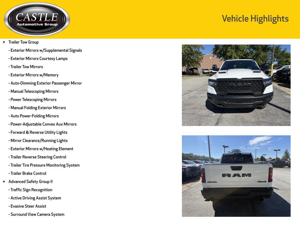 Used 2025 RAM 1500 Rebel w/ Advanced Safety Group II AWD/4WD image 20