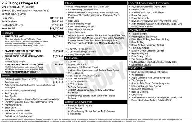 Certified 2023 Dodge Charger GT w/ Plus Group image 37