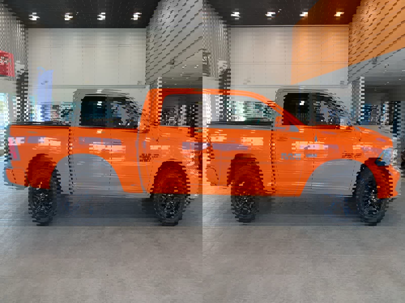 Used 2017 RAM 1500 Sport w/ Ignition Orange Sport Package image 4