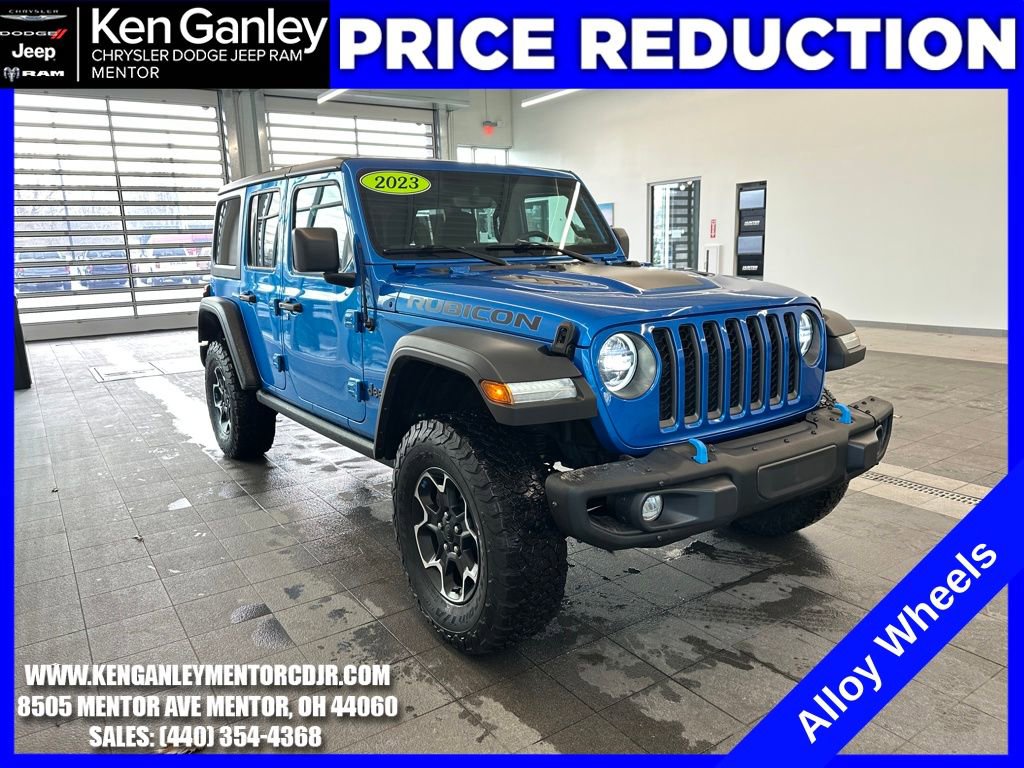 Used 2023 Jeep Wrangler Unlimited Rubicon 4xe w/ Steel Bumper Group