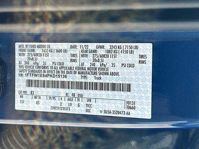 Used 2023 Ford F150 XLT w/ Equipment Group 302A High image 32