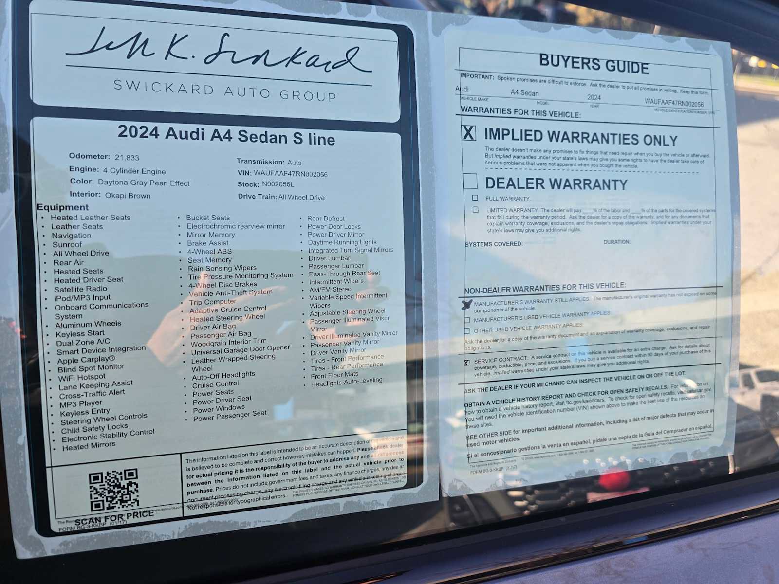 Used 2024 Audi A4 2.0T Prestige image 18