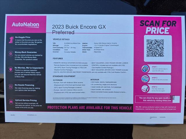 Used 2023 Buick Encore GX Preferred w/ Cold Weather Comfort Package AWD/4WD image 23