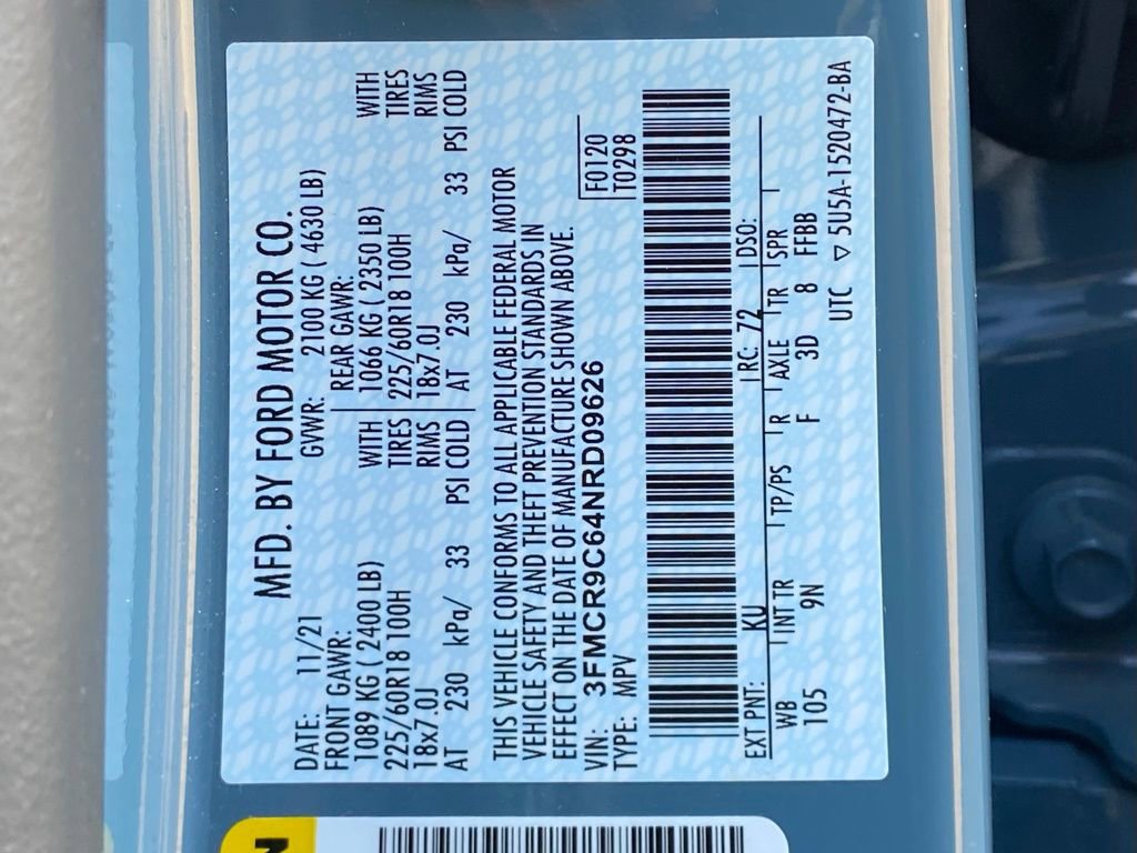 Used 2022 Ford Bronco Sport Outer Banks w/ Tech Package image 34