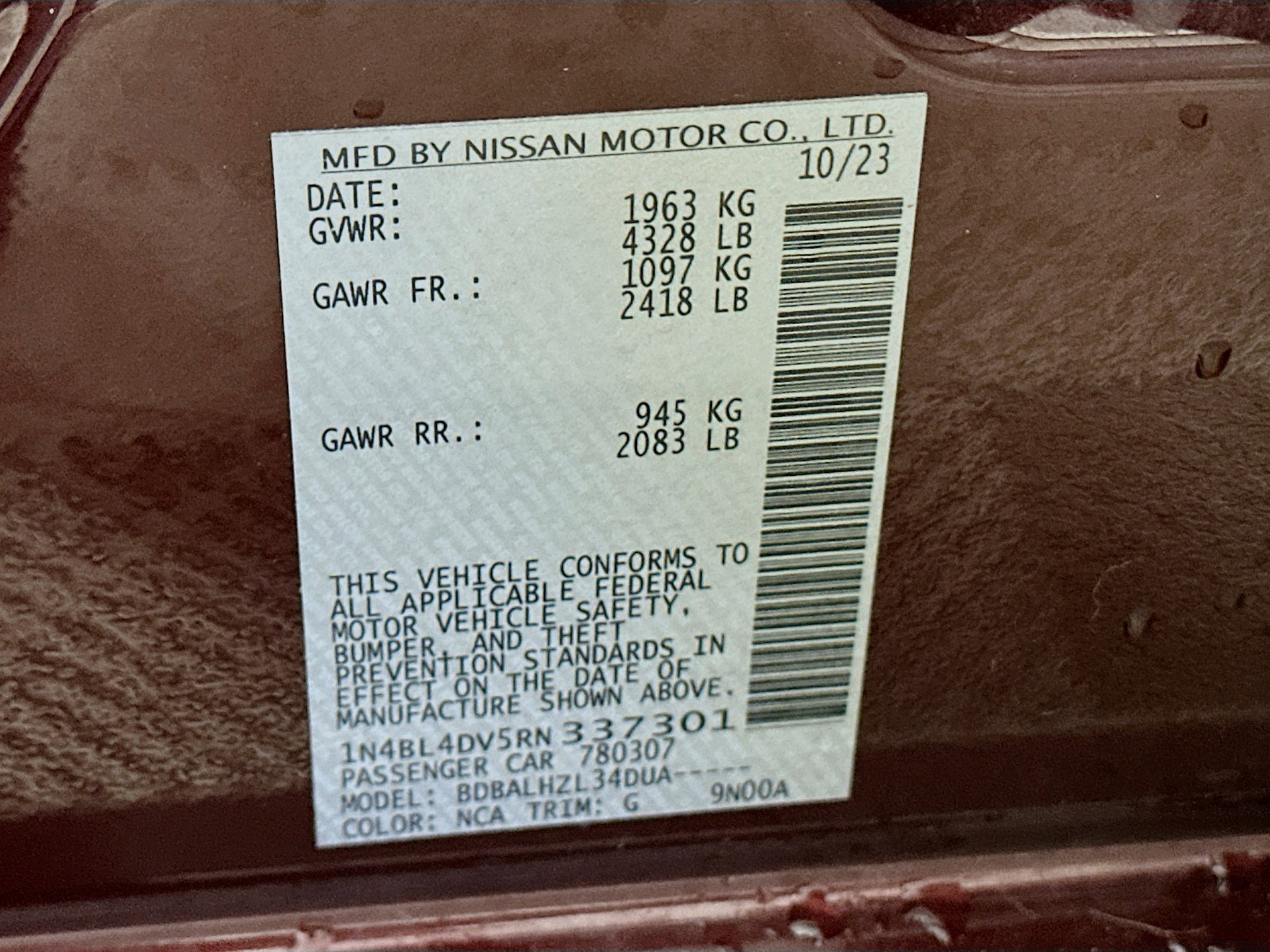 Used 2024 Nissan Altima 2.5 SV image 12