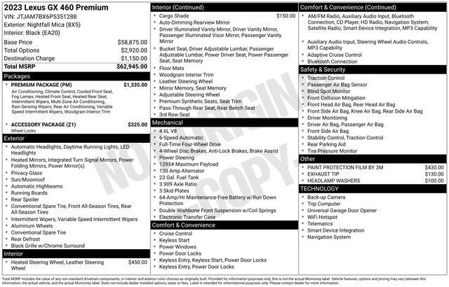 Used 2023 Lexus GX 460 Premium w/ Premium Package image 6