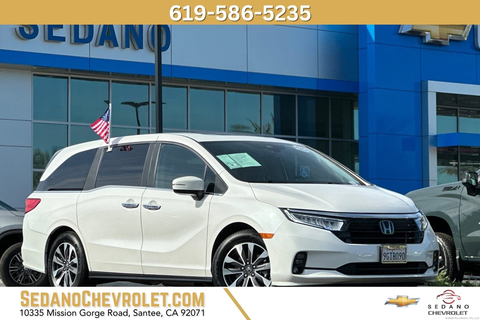 Used 2023 Honda Odyssey EX-L image 1