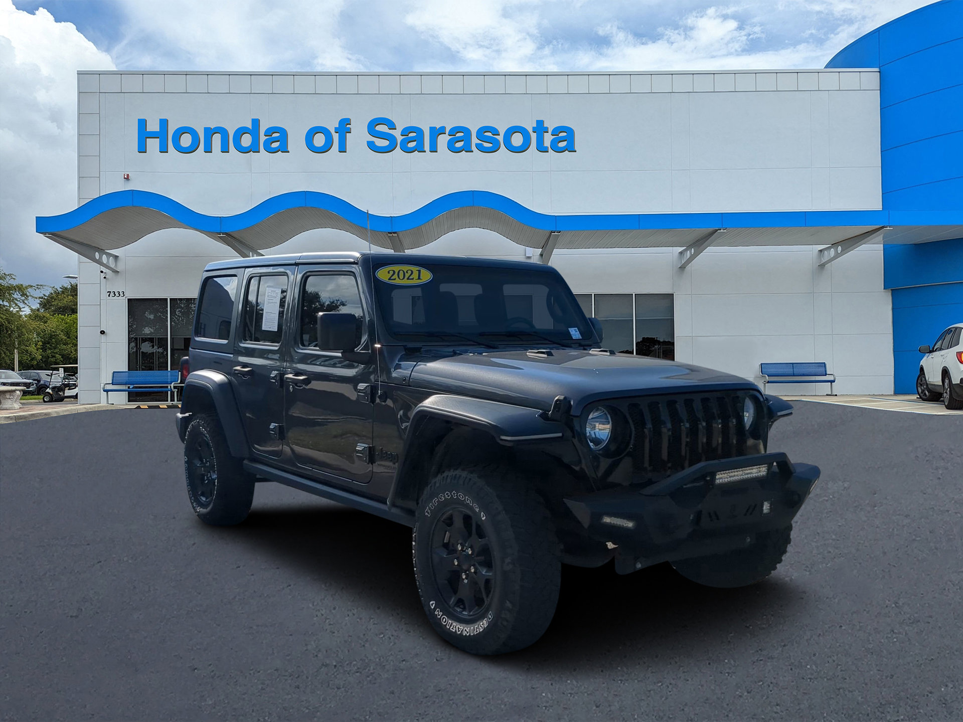 Used 2021 Jeep Wrangler Unlimited Sport image 1