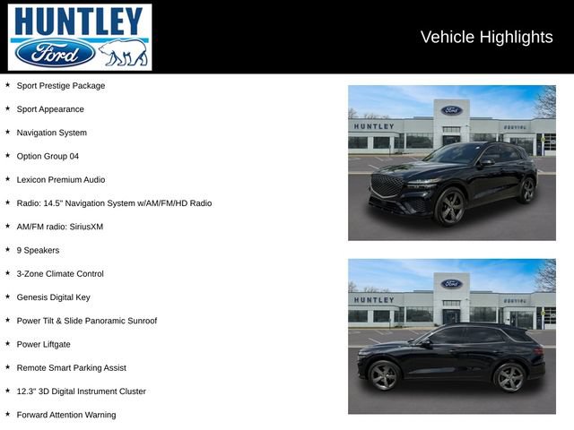 Used 2025 Genesis GV70 2.5T w/ Sport Prestige Package AWD/4WD image 2