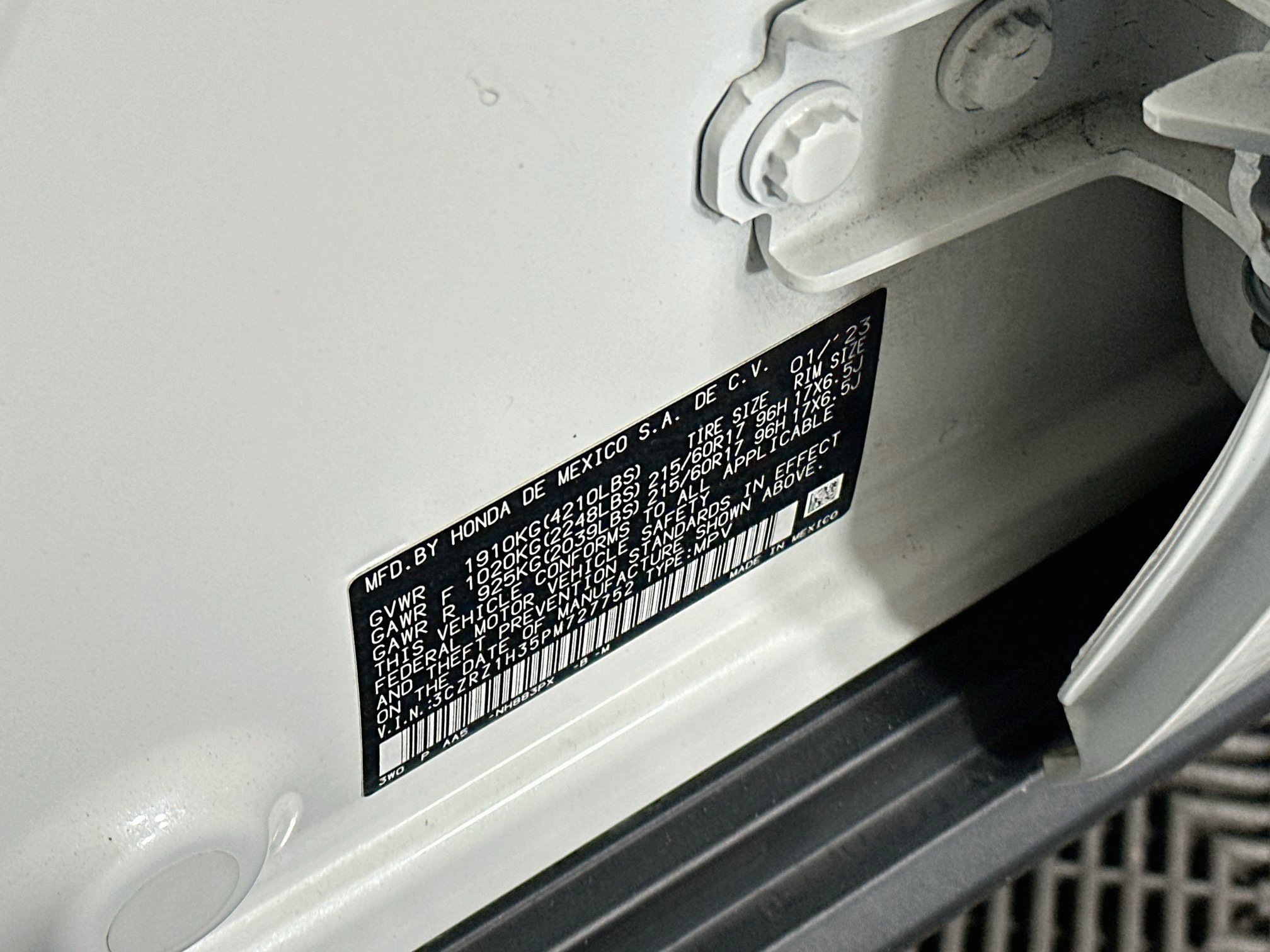 Used 2023 Honda HR-V LX image 12