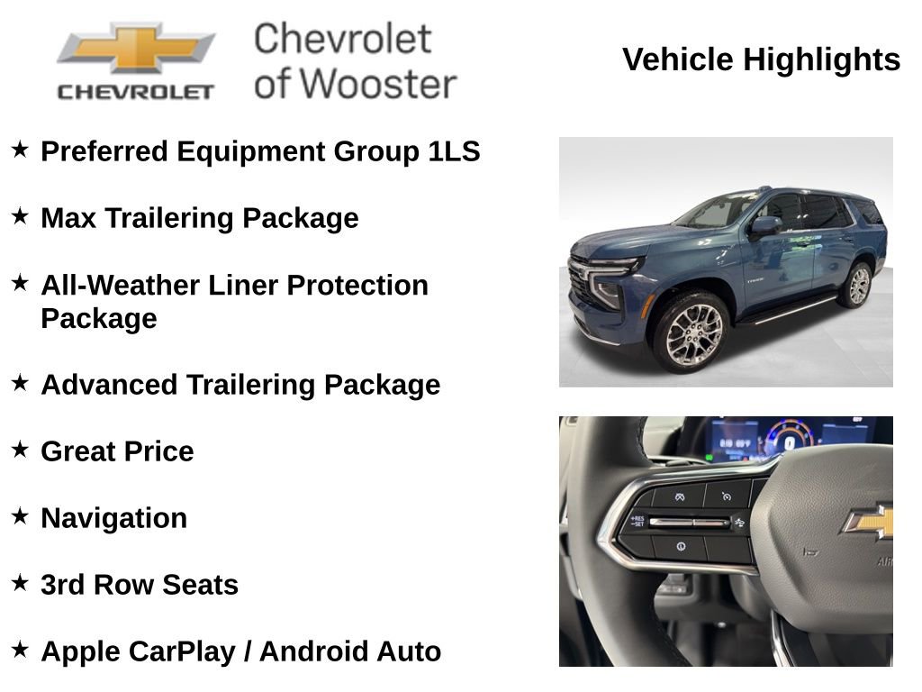New 2026 Chevrolet Tahoe LS AWD/4WD image 2