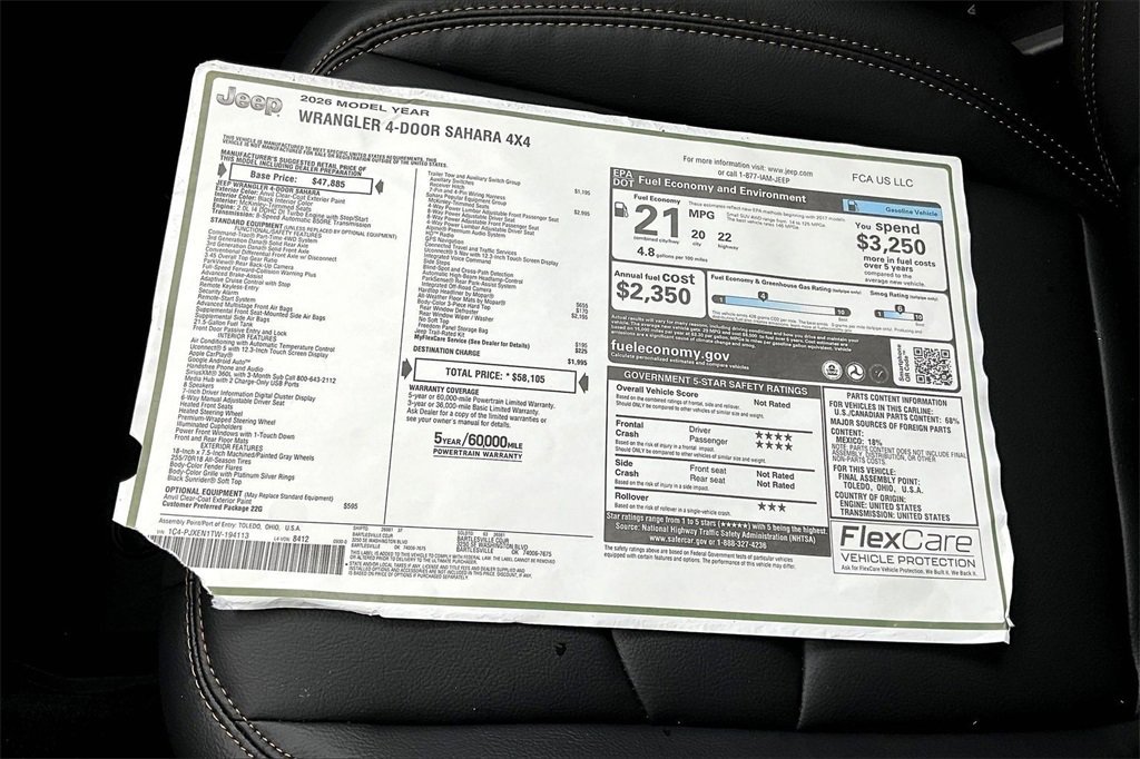 New 2026 Jeep Wrangler Sahara image 14