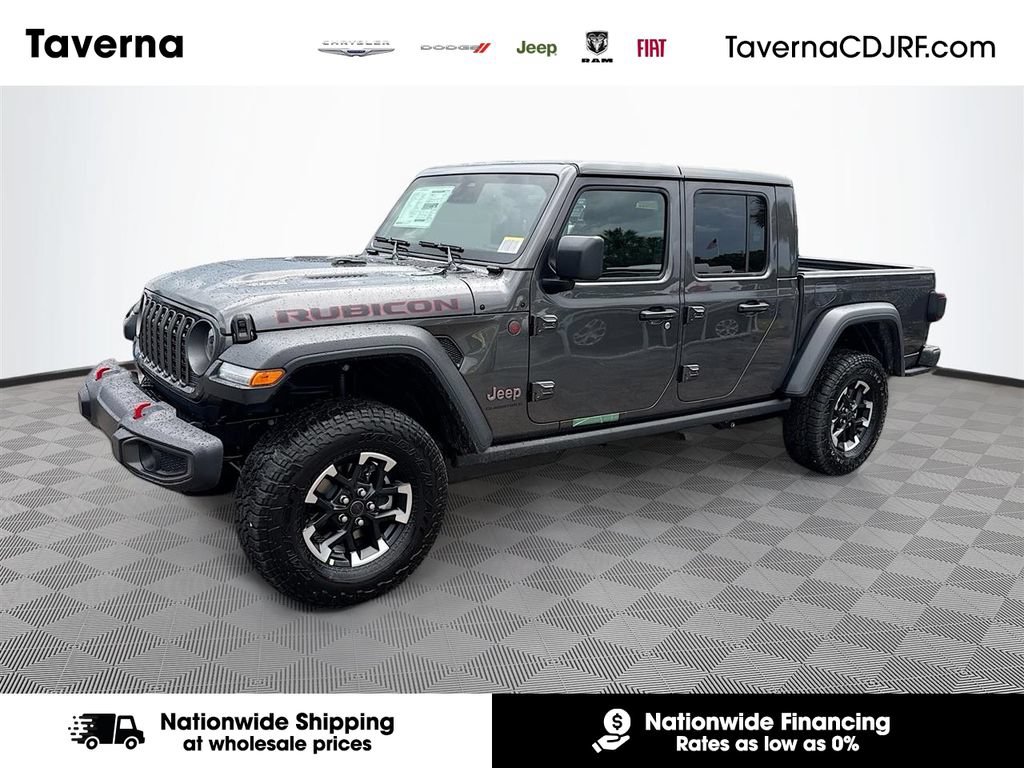 New 2026 Jeep Gladiator Rubicon w/ Steel Power Dome Hood Package