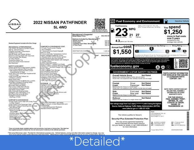 Used 2022 Nissan Pathfinder SL image 3