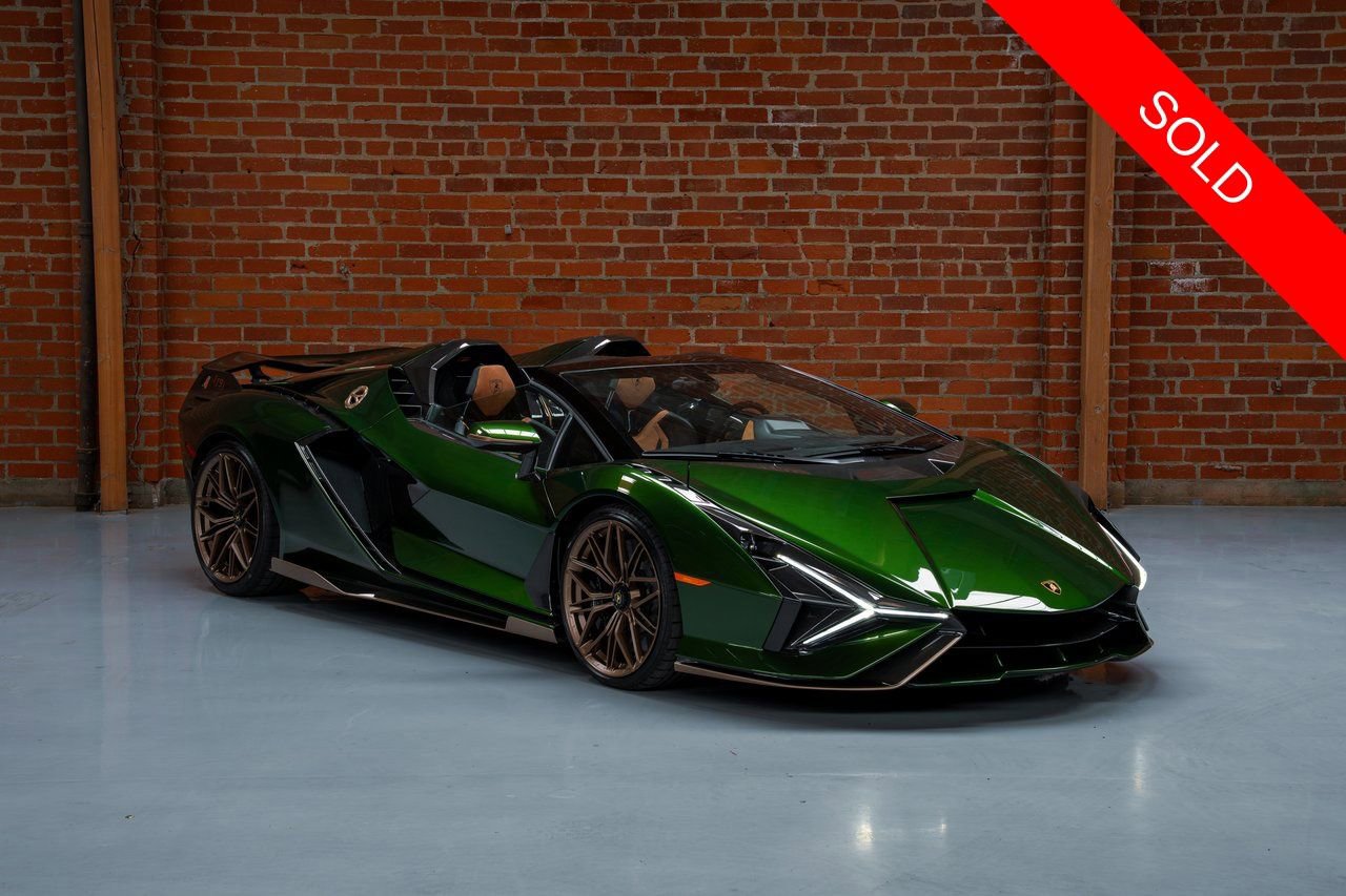 Used 2021 Lamborghini Sian Roadster