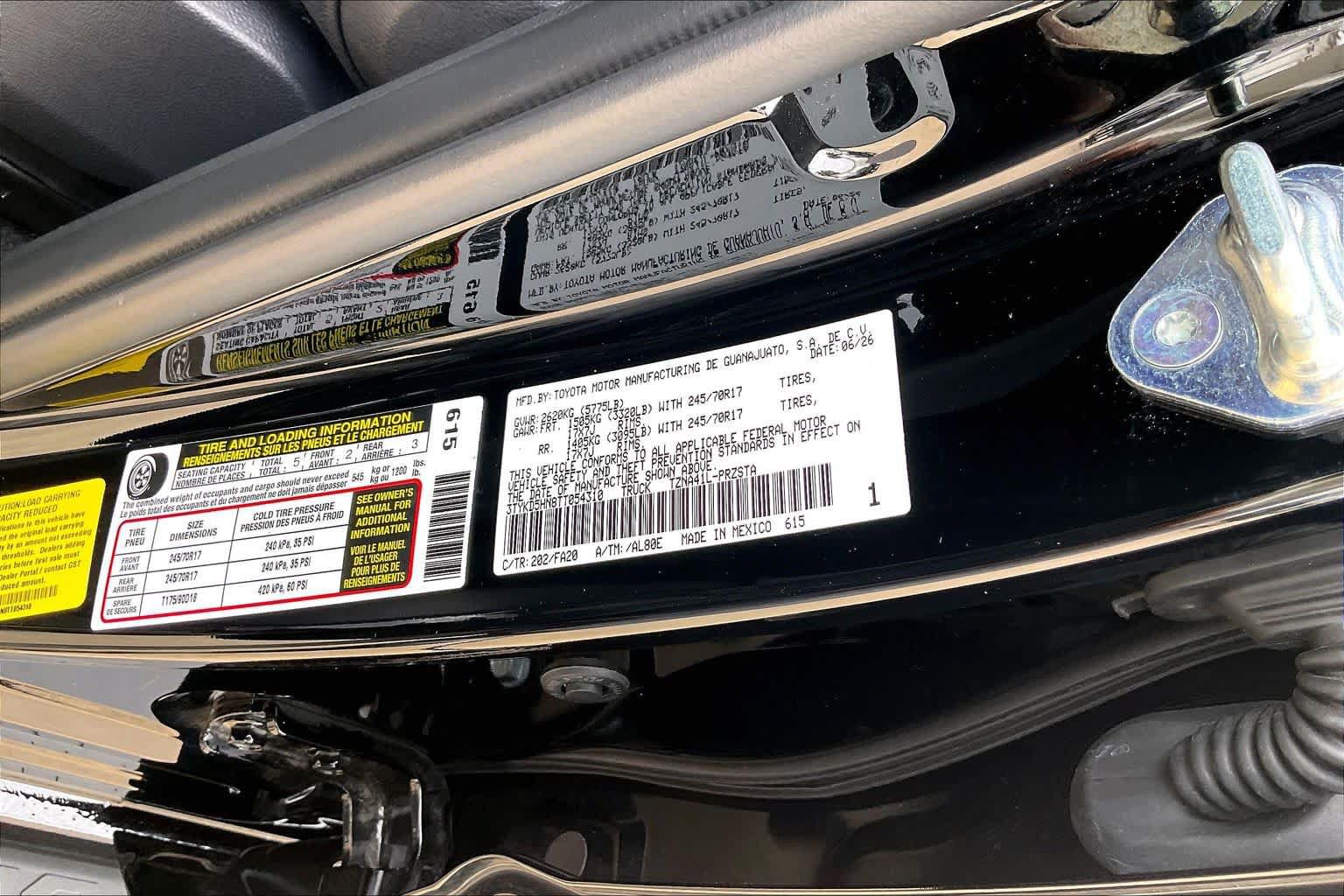 Certified 2026 Toyota Tacoma SR RWD image 36