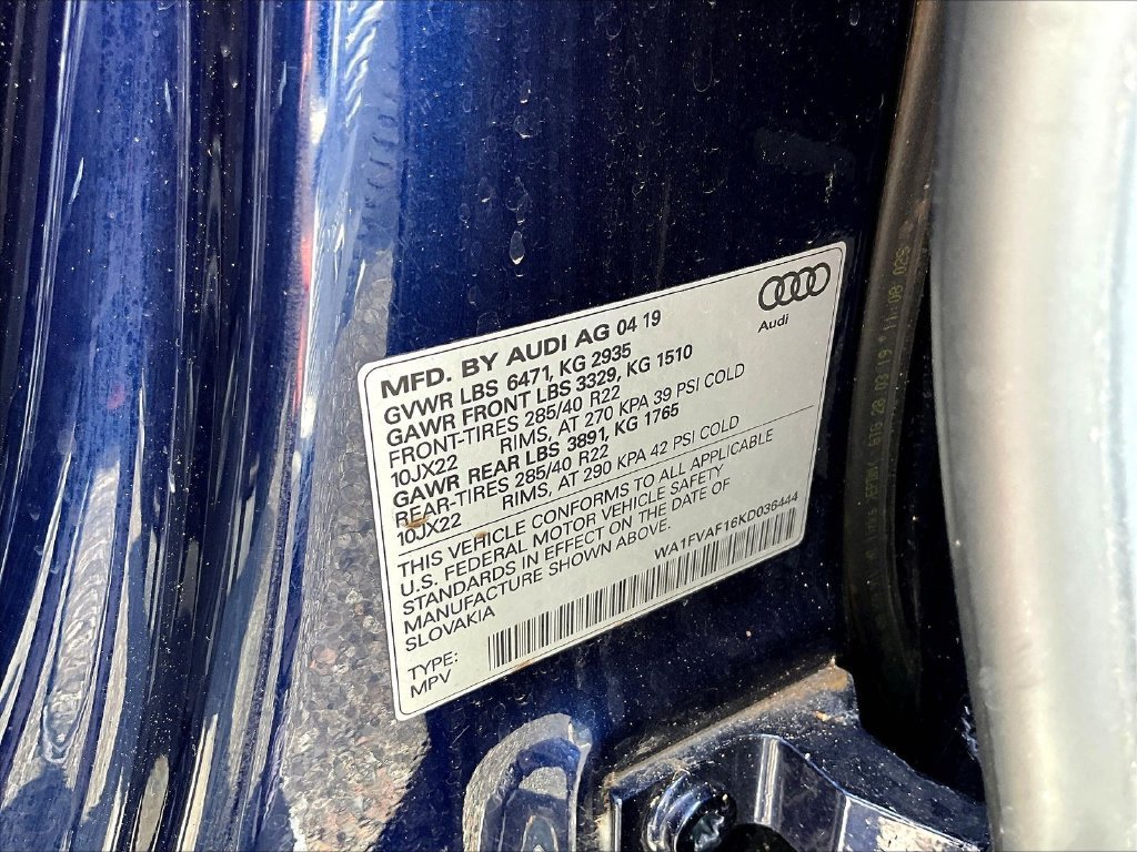 Used 2019 Audi Q8 Prestige w/ Adaptive Chassis Package AWD/4WD image 19