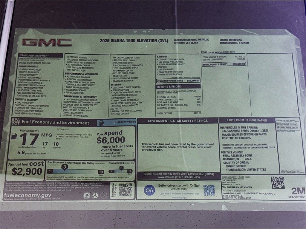 New 2026 GMC Sierra 1500 Elevation image 20