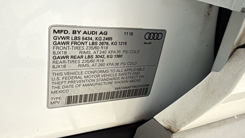 Used 2019 Audi Q5 2.0T Premium w/ Convenience Package AWD/4WD image 44