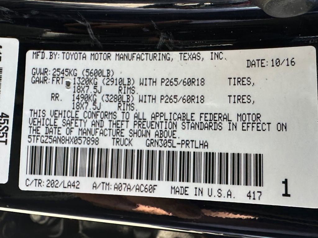 Used 2017 Toyota Tacoma Limited w/ Tow Package AWD/4WD image 16