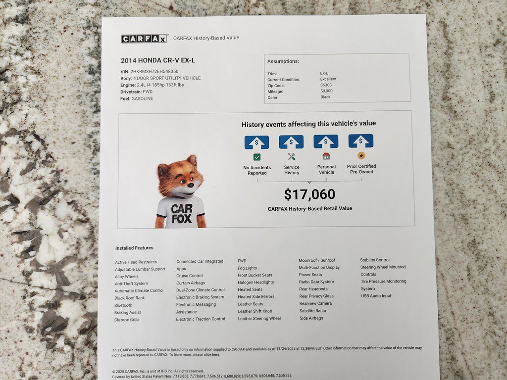 Used 2014 Honda CR-V EX-L image 10